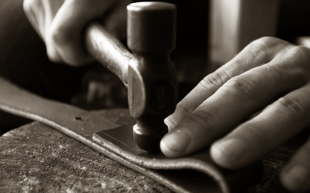 Making of the leather handbags